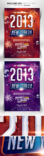 Welcome 2013 Party Flyer - GraphicRiver Item for Sale