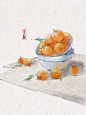 古风小品-农作物-金桔图片下载
