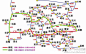 乐活西藏：#攻略西藏# 川北，川南，滇藏，川藏稻亚线路图及里程图！要走这线路的赶紧收藏吧！（点击查看大图）