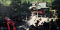 The area inside a Japanese Shinto shrine, Moto Nakamura : This is Japanese Shinto shrine which is near by my house.
These pictures were captured on Unreal Engine 4.