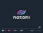 Natoni - Logo vector drawing mark website iphone branding illustration logo icon
