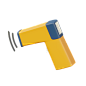 Thermometer Gun 3D Illustration
