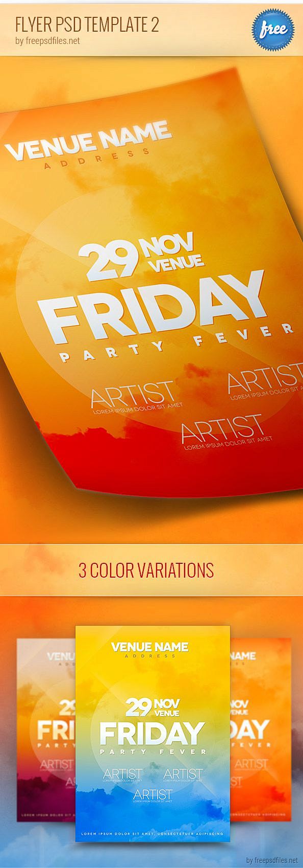 Flyer PSD Template 2