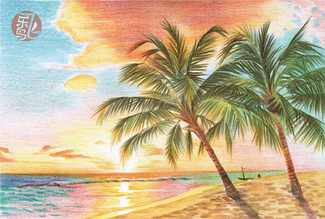 色铅笔风景入门一本就够了专为喜爱风景绘画的同学精心打造画风景真的