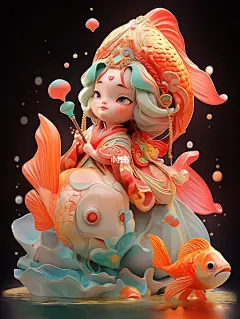 锦鲤宝宝送福气