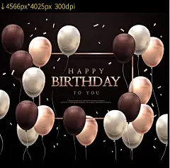 《可下载》-生日海报party素材派对设计模板psd蛋糕喜庆欢乐聚会邀请舞会宣传_02