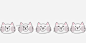 猫咪表情分割线插画图片大小4000x2000px 图片尺寸831.13 KB 来自PNG搜索网 pngss.com 免费免扣png素材下载！猫咪头像#惬意表情#纹理边框#小猫表情#眨眼#