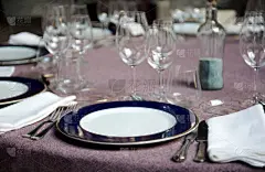 餐巾,圆桌,折叠的,银餐具,高雅,华贵,膳食,图像,婚礼,正餐宴会