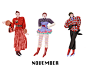 12 MONTH FASHION_Tong_illust__插画师作品_涂鸦王国gracg.com
