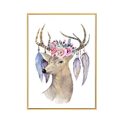 北欧室内装饰画麋鹿壁画挂画餐厅卧室客厅墙画简约现代森系可定制 : 阿里巴巴北欧室内装饰画麋鹿壁画挂画餐厅卧室客厅墙画简约现代森系可定制，现代装饰画，这里云集了众多的供应商，采购商，制造商。这是北欧室内装饰画麋鹿壁画挂画餐厅卧室客厅墙画简约现代森系可定制的详细页面。材质:油画布，风格:现代简约，花色:蓝色，货号:MB0327，品牌:慕白，形状:长方形，加工定制:否，厚度:其他类型，图案:植物花卉，适用空间:卧室，颜色分类:白色,深蓝色,黄色，组合形式:单件，装裱方式:有框，图片形式:平面，外框材质:PS，画