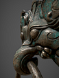 汉代青铜饕餮辅首-原创-工业/产品/道具-anubis_dabao-CG模型网