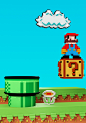 Super Mario Showdown 3D illustration.