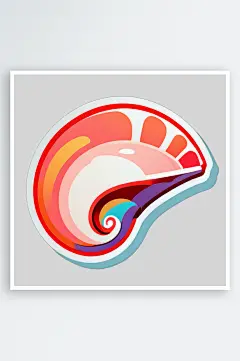 海螺贴图插画的神秘与魅力展现-众图网