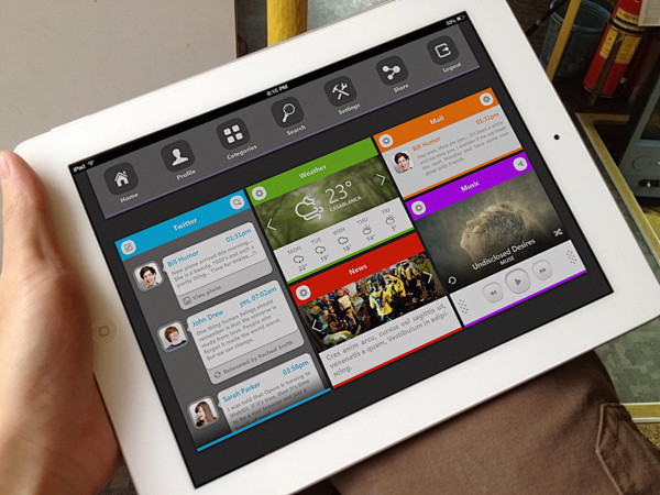 iPad App UI Retina -...