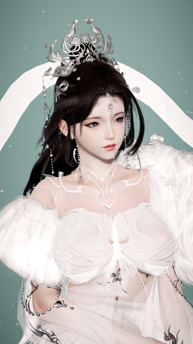 #HS2 HS2限定买断古风白衣人物卡 ...