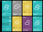 MINIMETEO原生的iPad天气应用界面设计