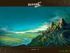 风景插画 - 黑兔素材- 黑兔网 Hitow.Net