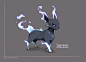 Spireon, Roberto Gatto : Was recently talking about pokémon with a friend and we were discussing on how cool would a ghost type eeveelution be.

So I just decided to design and try to animate the vfx (animation is hard af, gotta learn more on it). 

Only