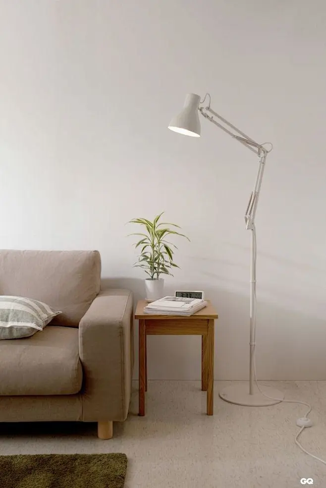 MUJI 无印良品 LED 调节式金属立灯-花瓣网