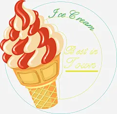 冰淇淋英文矢量图免抠素材_新图网 https://ixintu.com 冰淇淋 字母 艺术字 英文 矢量图