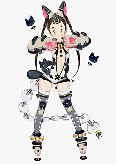 X`X采集到原画设计——可爱萝莉