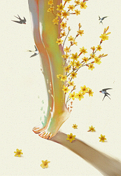 幕子业采集到插画赏