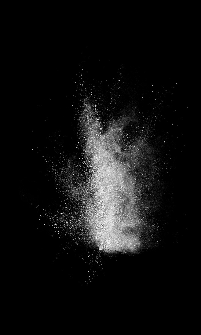 抽象白色粉末爆炸效果照片JPG叠层滤色影...