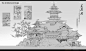 Ancient building line design, 榴莲班 : 榴莲班（学员作业展示）—单体建筑线稿设计 
https://weibo.com/gliulian