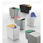 White Office Recycling Bins. Office Bins UK. Waste Bins