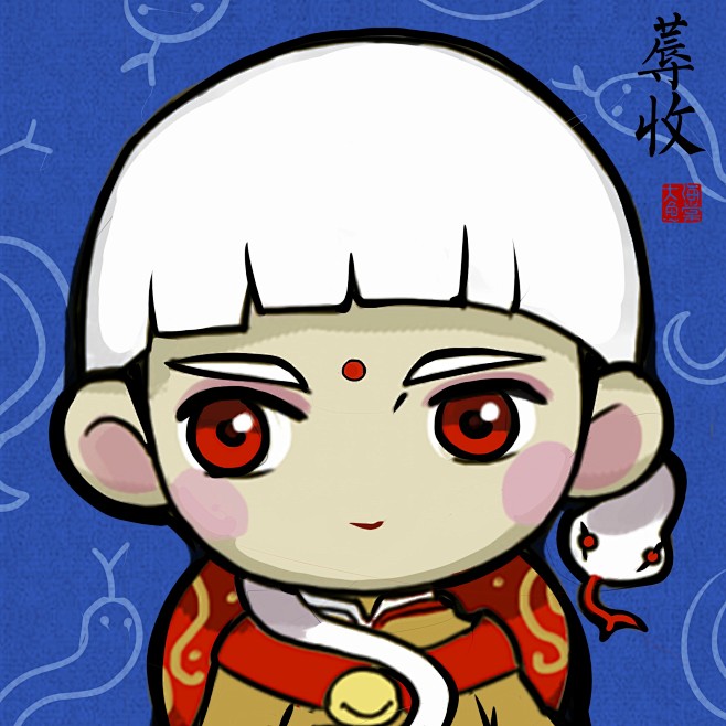 大鱼海棠第二波头像q版蓐收via动画电影大鱼海棠