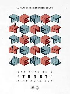 #设计美学# 《信条》艺术海报设计欣赏，看着就有点“烧脑” ​​​​