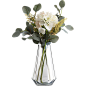 花瓣素材_植物通用玻璃实景鲜花花瓶元素素材_193436073