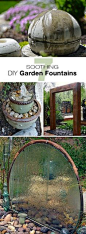 7 Soothing DIY Garden Fountains • Lots of ideas and tutorials!