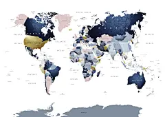 世界地图腮红海军壁纸