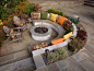 Image result for turning an old pond into a fire pit