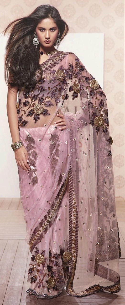 Purple-Pink Saree......