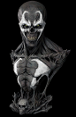 Spawn Bust - FanArt, YOSUKE ISHIKAWA : I made skull type spawn.
It is rough sketch model.
Rendered with marmoset toolbag