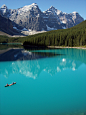 Banff National Park: Moraine Lake in June