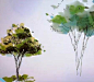 植物手绘画法，马克笔植物上色-手绘100网