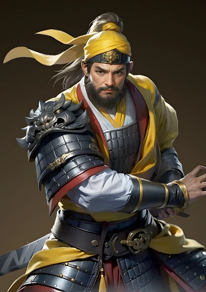 三国武将 男武将 黄巾军 -花瓣网