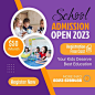 School Admission 2023 template