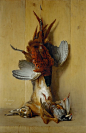 Jean-Baptiste Oudry -- Pheasant, Hare, and Red Partridge