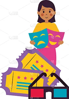 人,影片,电影,传媒,事件,愉悦,概念,票,休闲,设计