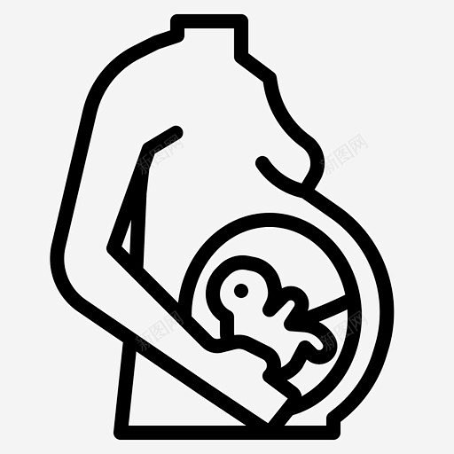 怀孕婴儿医疗保健图标 设计图片 免费下载...