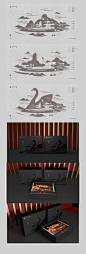 xiaoxi-熏鹅包装设计
场景包装山水国潮矢量插画