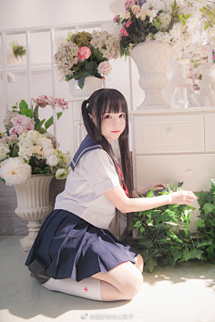 com置顶 #jk制服##次元少女#     『颜色不一样的烟火』  jk@伊