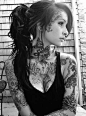 #tattoo##纹身##图案#I would never have tattoos like hers but shes gorgeous!!: 