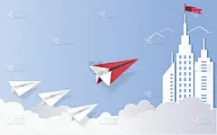 天空,领导能力,白色,红色,符号,概念,地形,背景