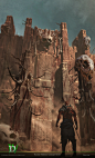 Diablo 4 - VoH - Teganze and Filds of Giants concepts