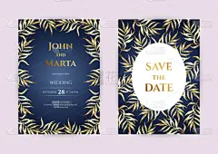 黄金,结婚请柬,商务,玫瑰,请柬,贺卡,几何形状,华贵,边框,简单